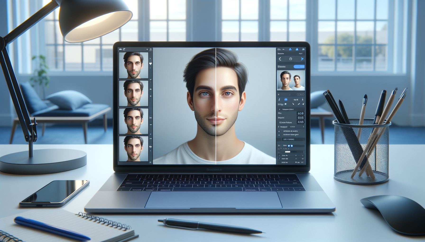 Fast face swap workflow